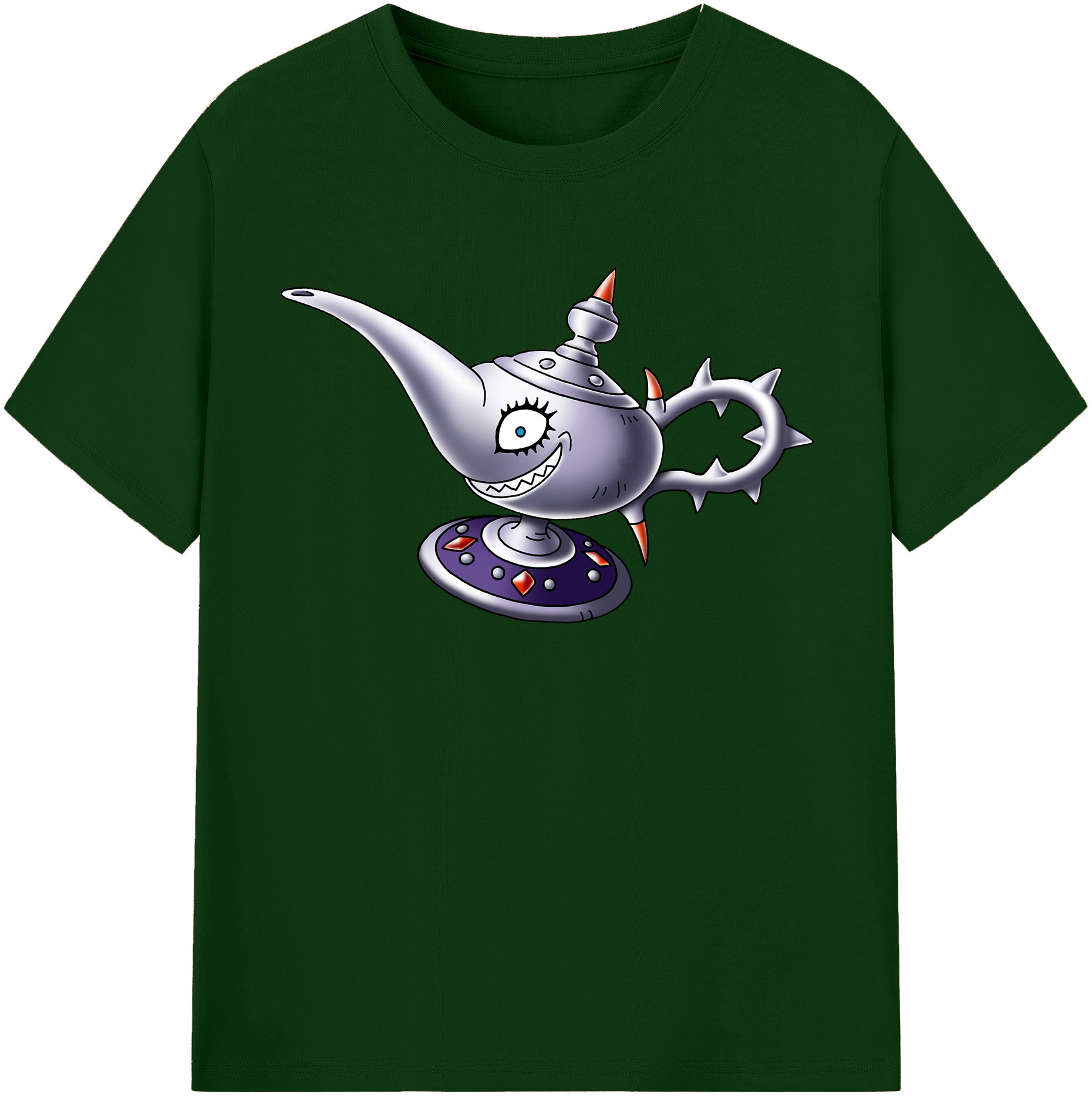 （画像用） ドラゴンクエスト Doragon Kuesuto Dragon Quest 綿100％半袖Tシャツ（フロントプリント）